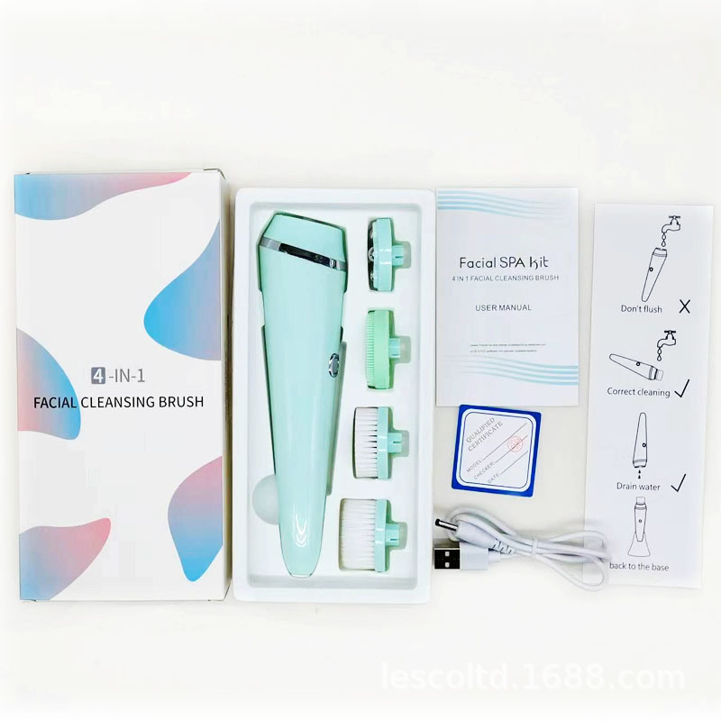 New Electric Face Cleanser Beauty Instrument Multifunctional Waterproof Face Washer Ultrasonic Facial Face Brush
