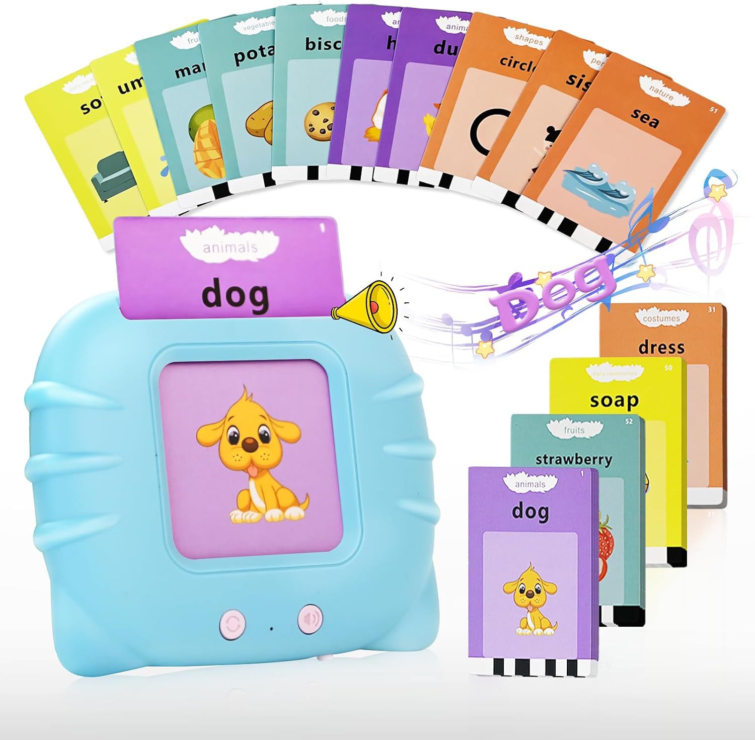 Xiongbao Children's Educational Card Machine English Enlightenment Early Education Machine Children's Intelligence Development Small Toy Card Insert Machine