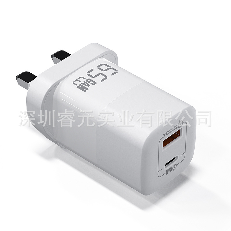 OEM Custom Charger 65W GaN Charger Suitable for Tablet Phone Fast Charging Charging Head