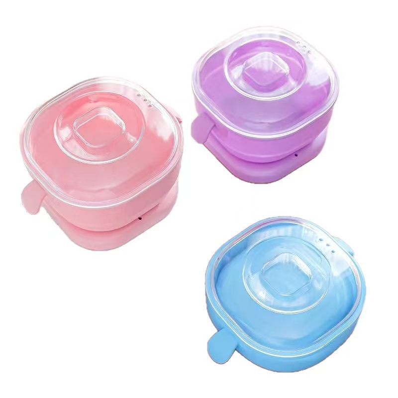 New Portable Personal Care Hair Removal Wax Machine Foldable Silicone Wax Pot Non-Stick Easy Clean Hair Removal Machine