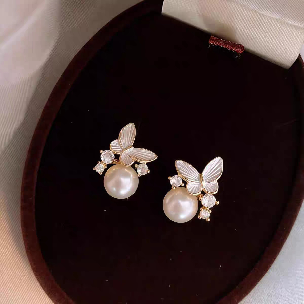 金色托（不含珠） · P1445蝴蝶（7.5-8mm）