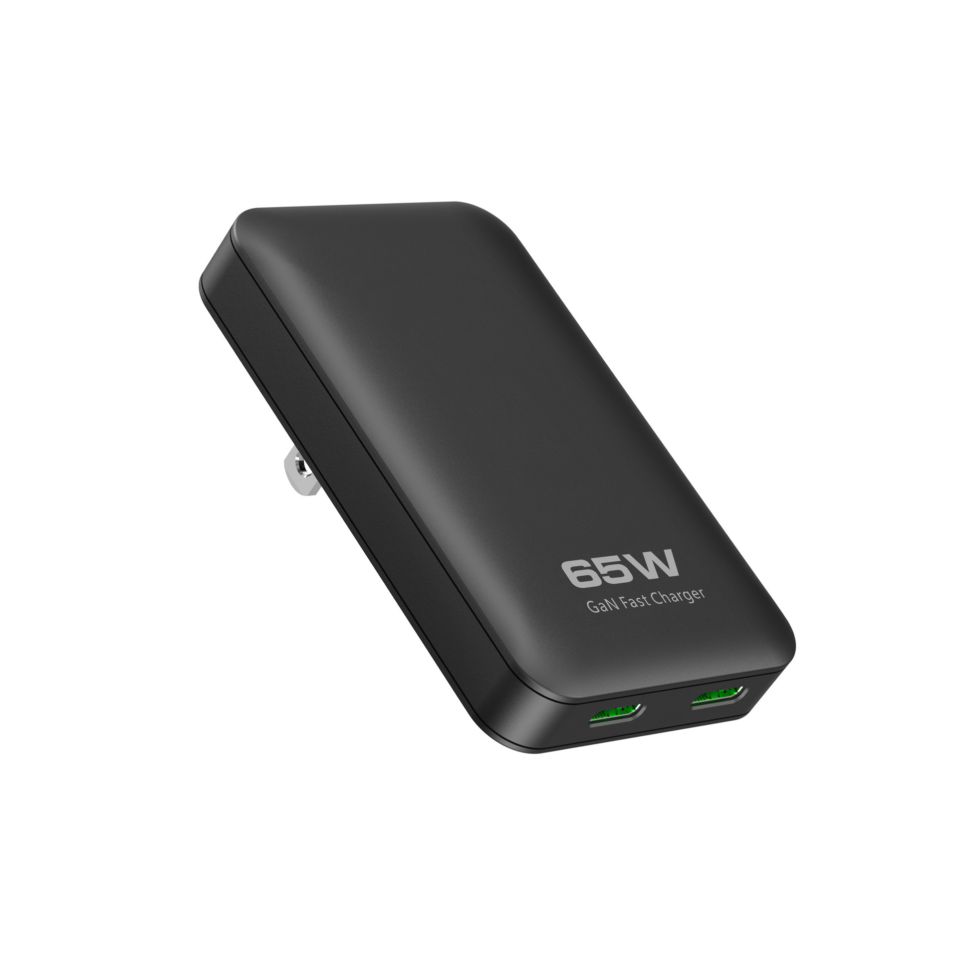 Foldable 65W GaN Charger Ultra-Thin Fast Charging Head Global Universal Replaceable Plug Multi-Function Travel Charger
