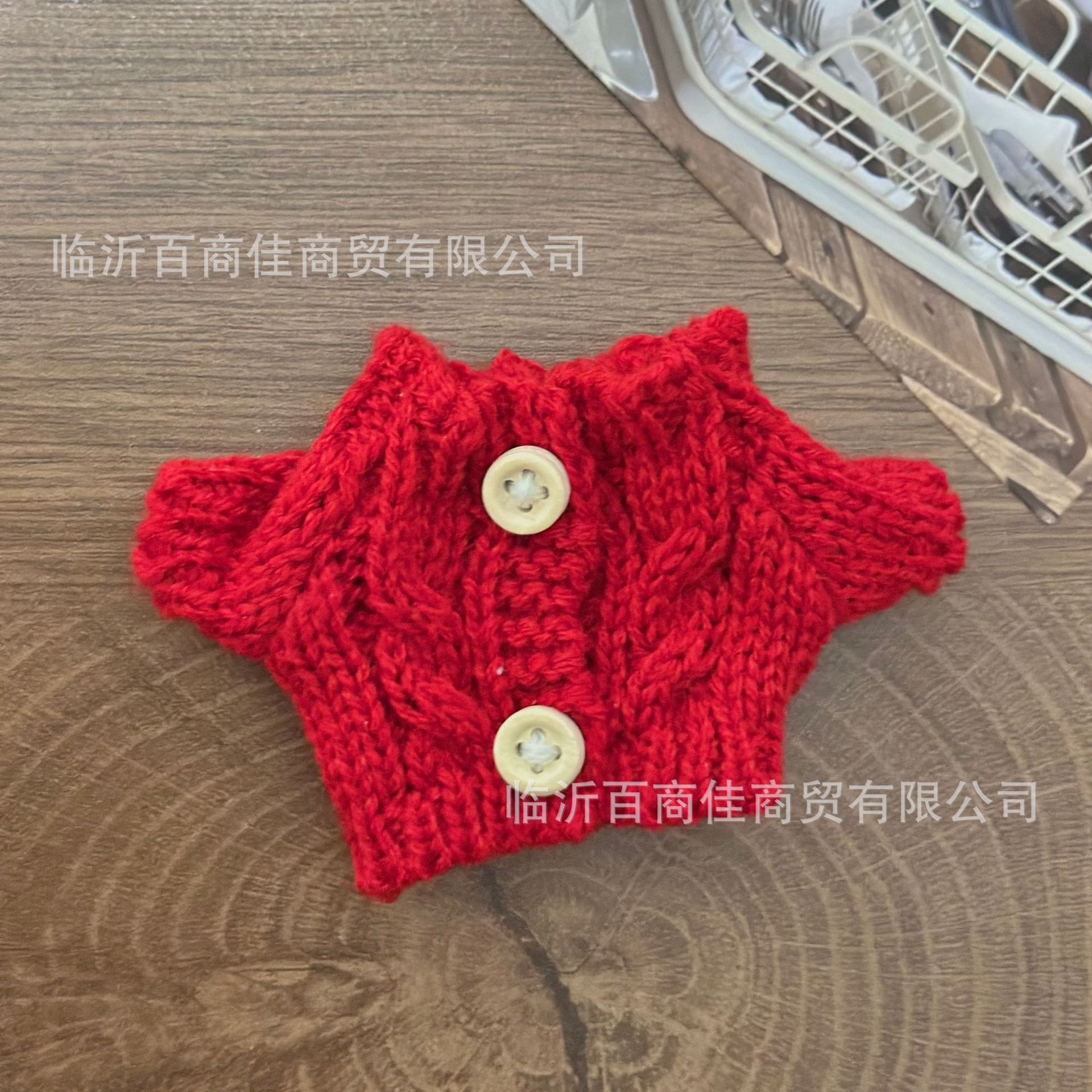 红色毛衣纽扣款 · 高5CM----------宽5CM