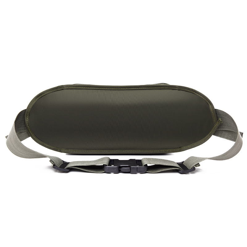 Oxford cloth water-repellent waist bag men's outdoor sports large capacity multifunctional single shoulder crossbody bag chest bag