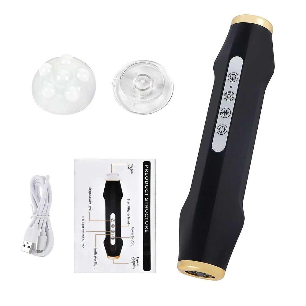 Oxygen Facial Deep Bubble Device Living Water Bubble Set Clean Hydrogen Oxygen Small Bubble Firming Beauty Device