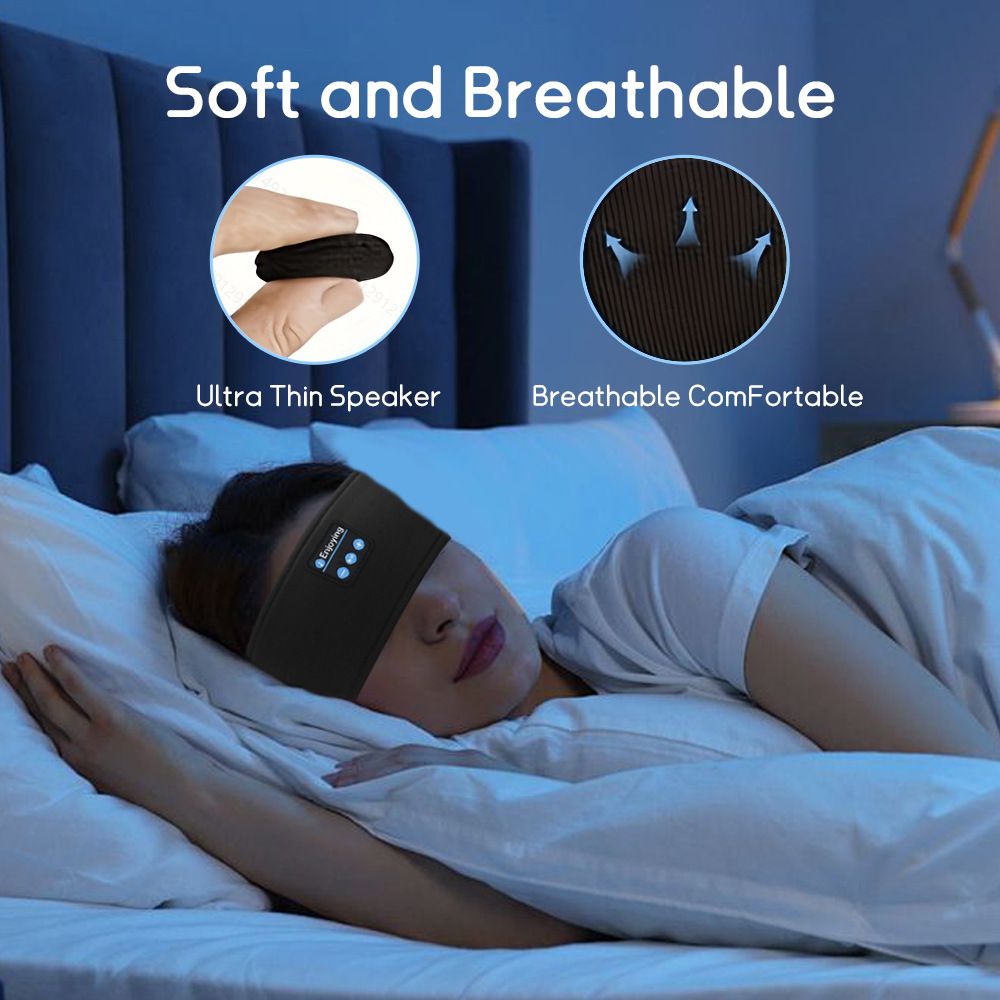 Bluetooth 5.3 headband earphones, dual-ear stereo, summer cycling outdoor neck gaiter, sports call, cycling