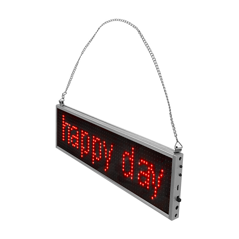 New LED In-Car Display, Mobile App for Text Editing, Portable LED Display, Advertising Playback, Indoor LED Display