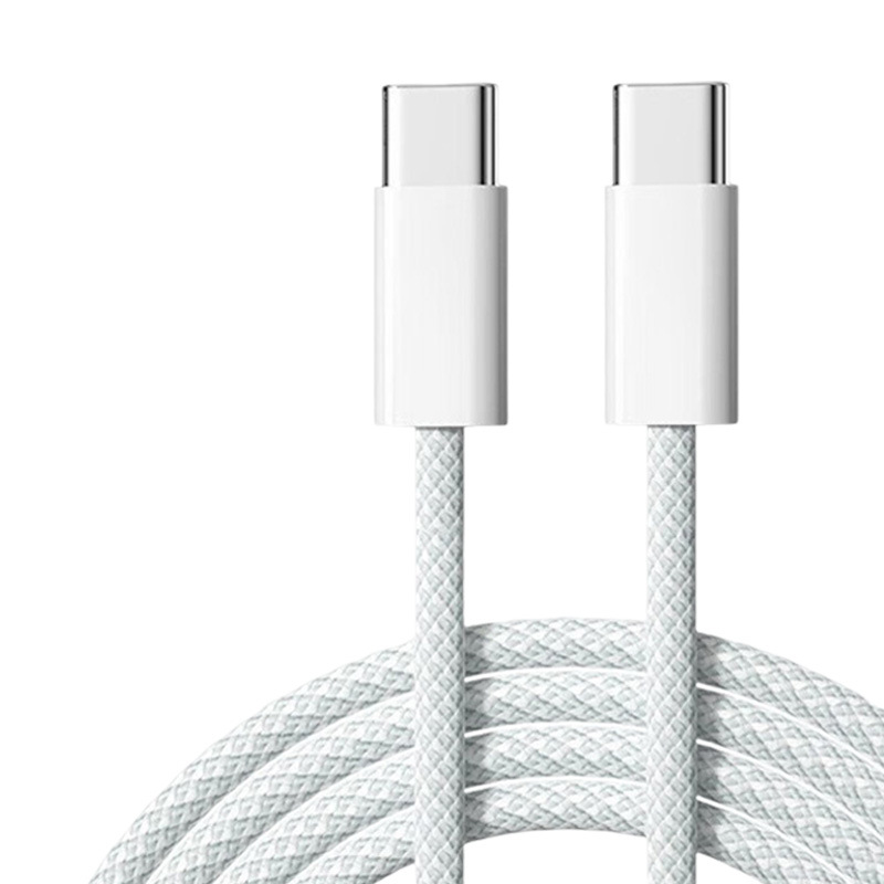 Original Apple USB-C to USB-C Braided Fast Charging Cable for iPhone 15/17