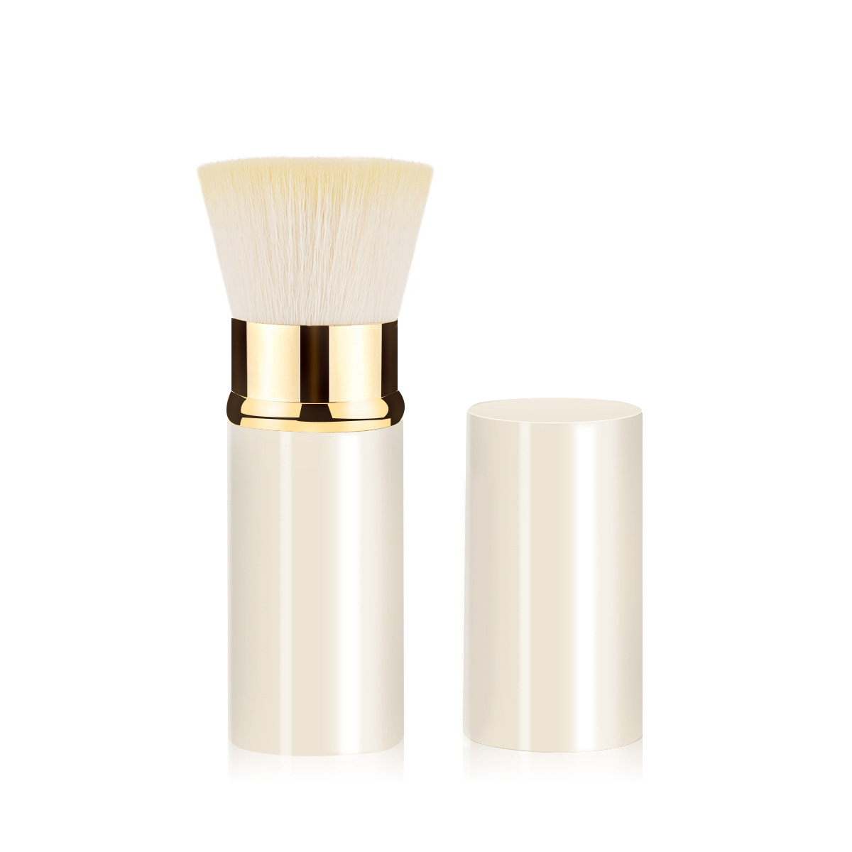 New Portable Telescopic Brush Makeup Brush Cangzhou Blush Brush Powder Brush Loose Powder Brush Multifunctional Cosmetic Tool