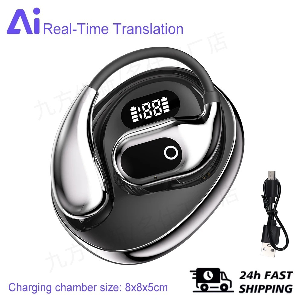 2026 New Lifetime Free AI Translation XG99 Bluetooth Headphones High Accuracy Noise Reduction OWS Open Ear