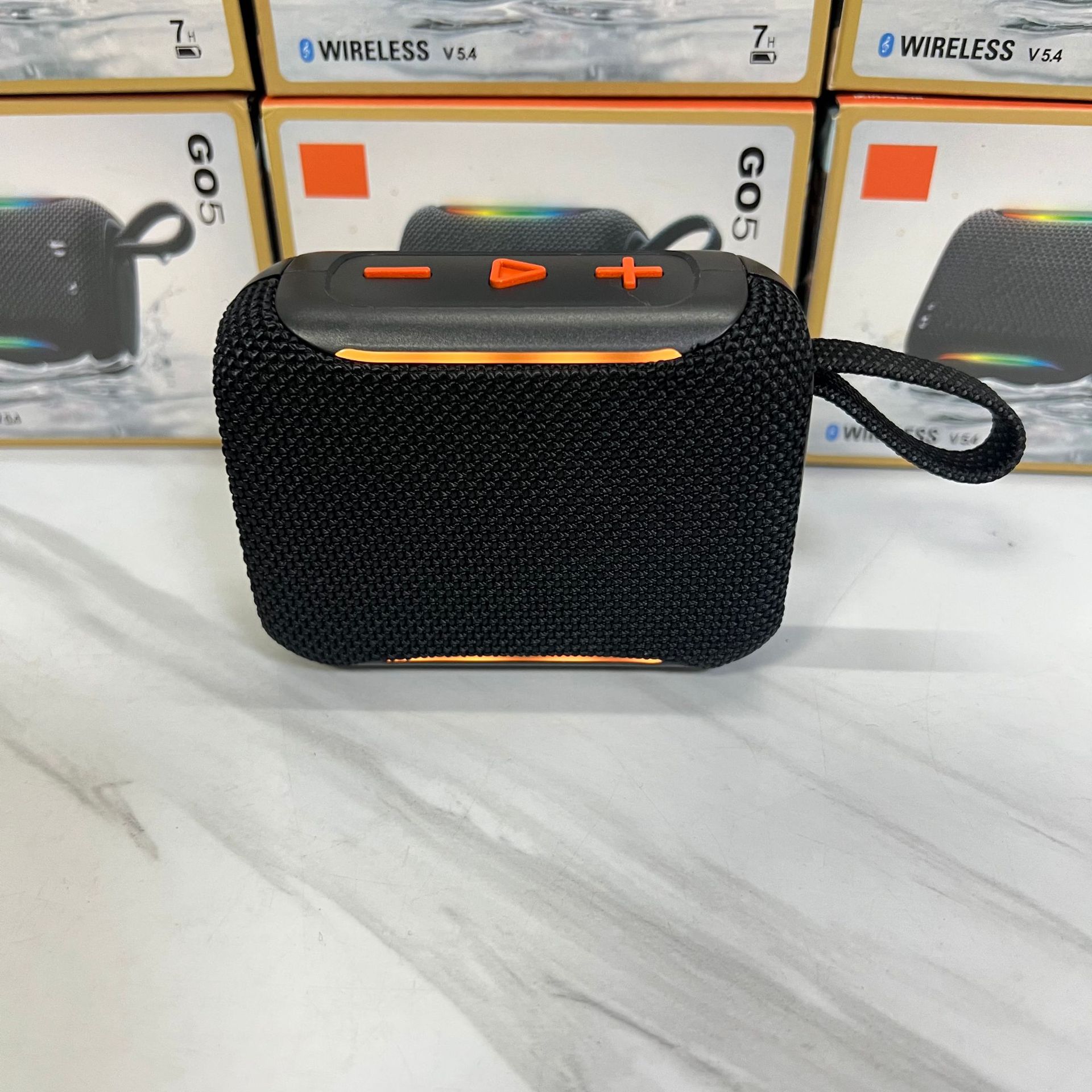 GO5 Wireless Bluetooth Speaker Gold Brick Waterproof Mini Portable Outdoor Running Volume Speaker