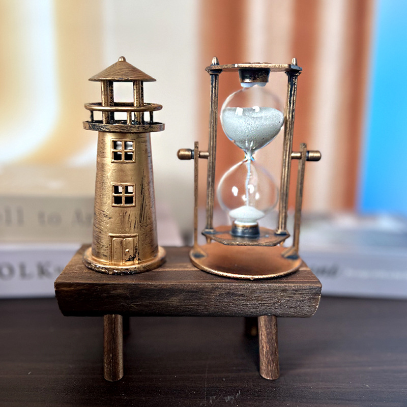 I0332 Student Gift Ferris Wheel Hourglass Sand Timer Ornament Home Decoration Ornament Craft