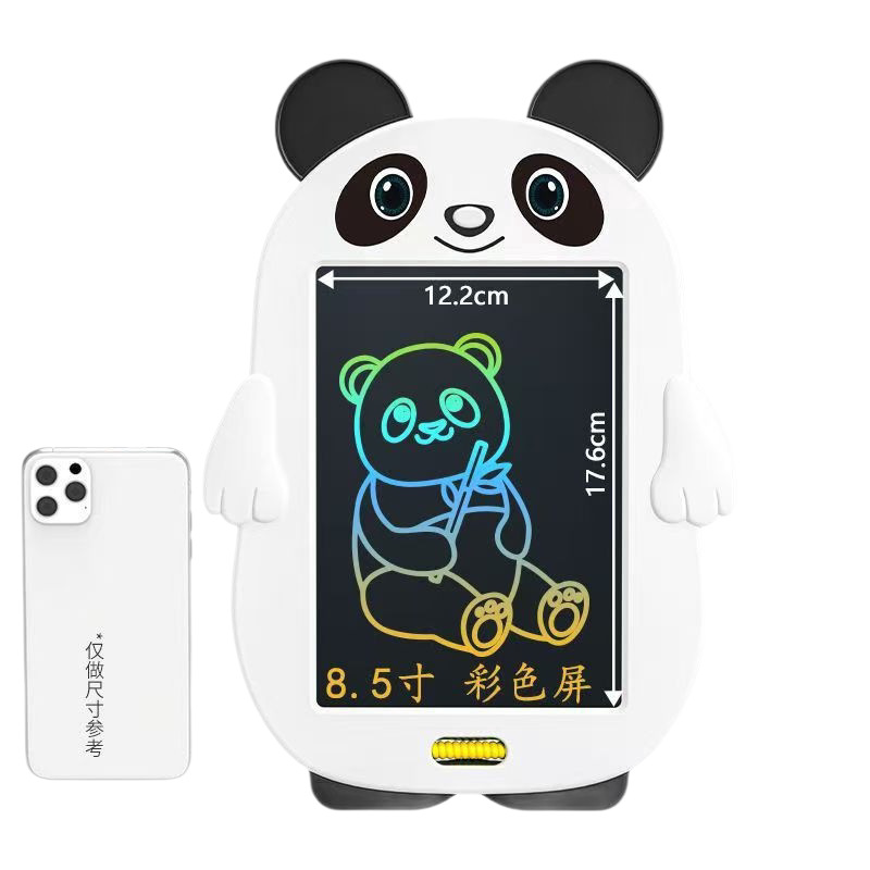 8.5-inch color LCD children's drawing board cartoon animal shape graffiti writing board erasable dust-free electronic drawing board