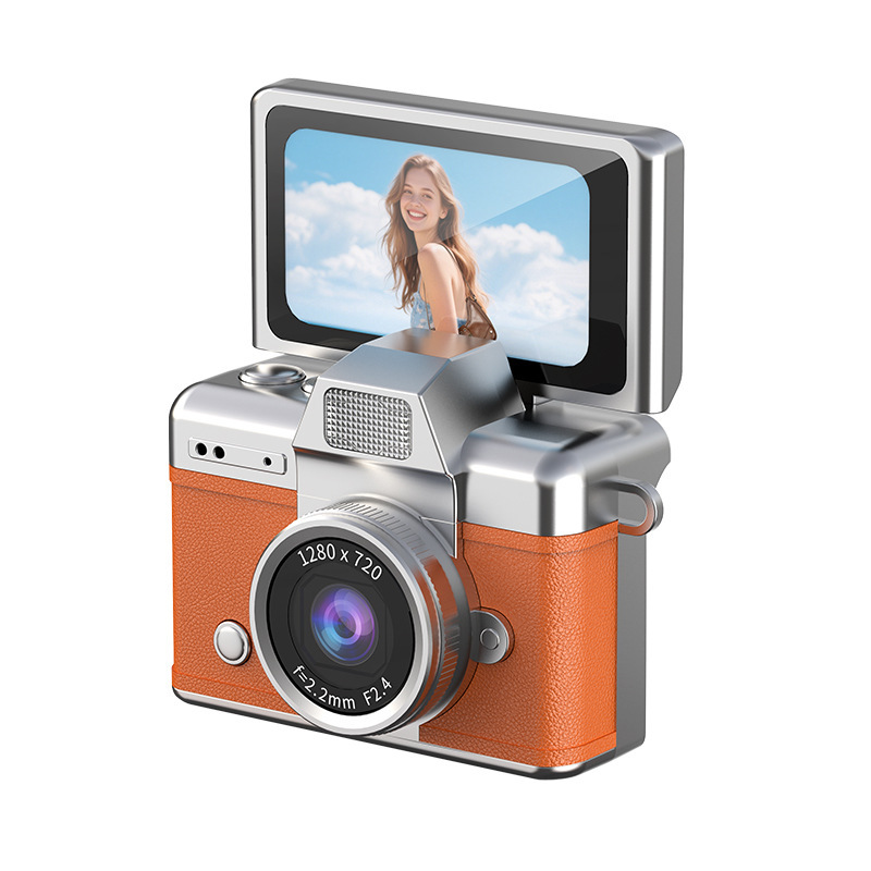 Thumb flip screen mini camera student campus digital CCD HD portable small camera