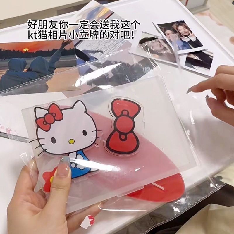 Cartoon KT Cat 5-inch Acrylic Photo Frame Stand Girl Photo DIY Student Gift