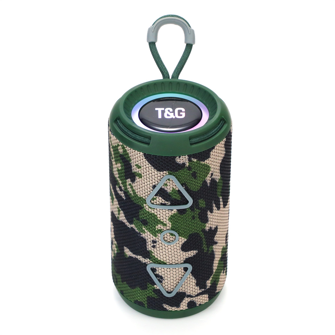 New RGB Lighting Cylinder Gift Heavy Bass Bluetooth Speaker Outdoor Sports Subwoofer Portable Audio