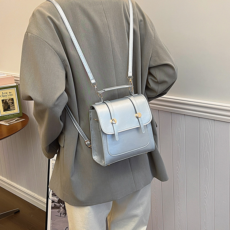 Commuting texture simple solid color women casual bag 2026 autumn winter new single shoulder bag backpack