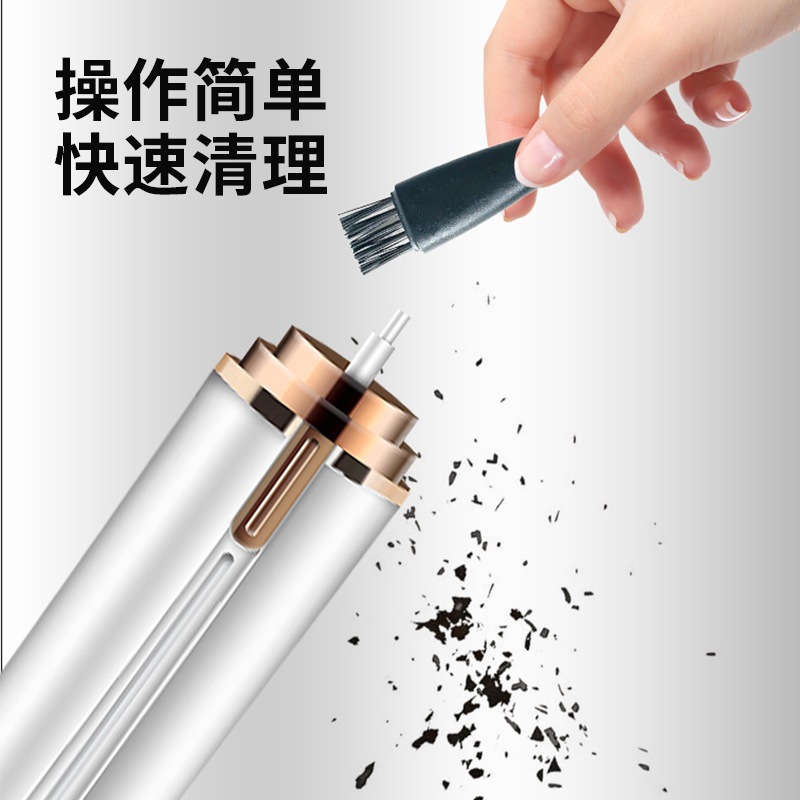 New 4-in-1 Women's Shaver USB Charging Electric Eyebrow Trimmer Sideburn Trimmer Nose Hair Remover Armpit Hair Remover