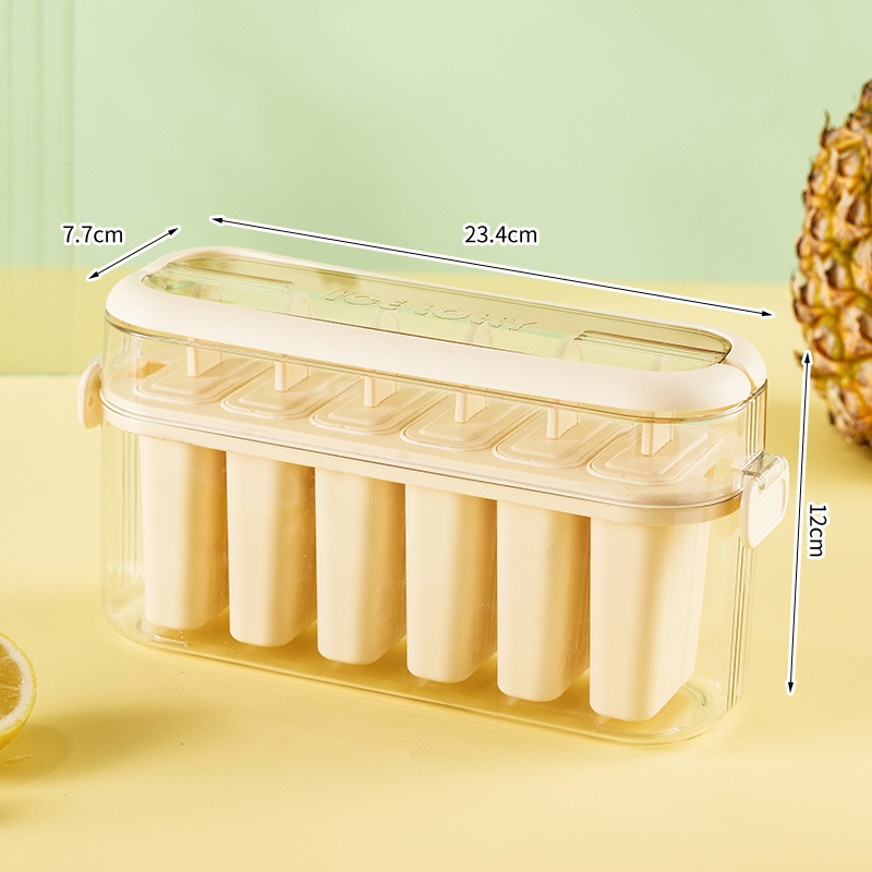 Homemade Ice Cream Mold Food-Grade Silicone Popsicle Mold for Kids Ice Cream Mold Freeze Ice Cubes