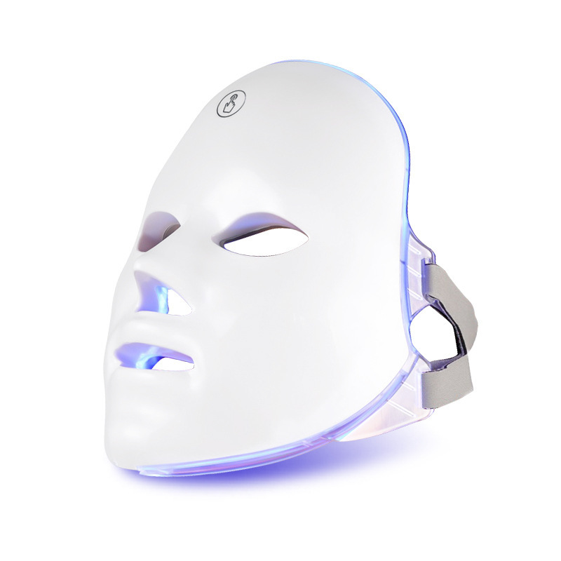 Face Mask Beauty Instrument Large Panel Light Mask Instrument LED Photon Charging Beauty Face Mask Instrument Beauty Instrument Seven Color Light Face Mask
