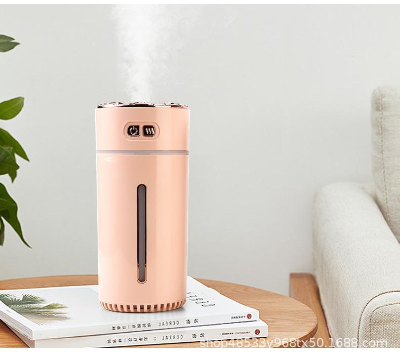 Smart Car Humidifier Air Purifier Aromatherapy Essential Oil Car Odor Removal Auto Atmosphere Light