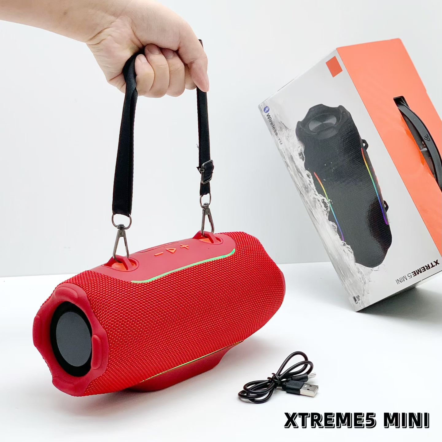 New 5th generation small war drum Mini XTREME5 portable Bluetooth speaker TWS outdoor portable low bass