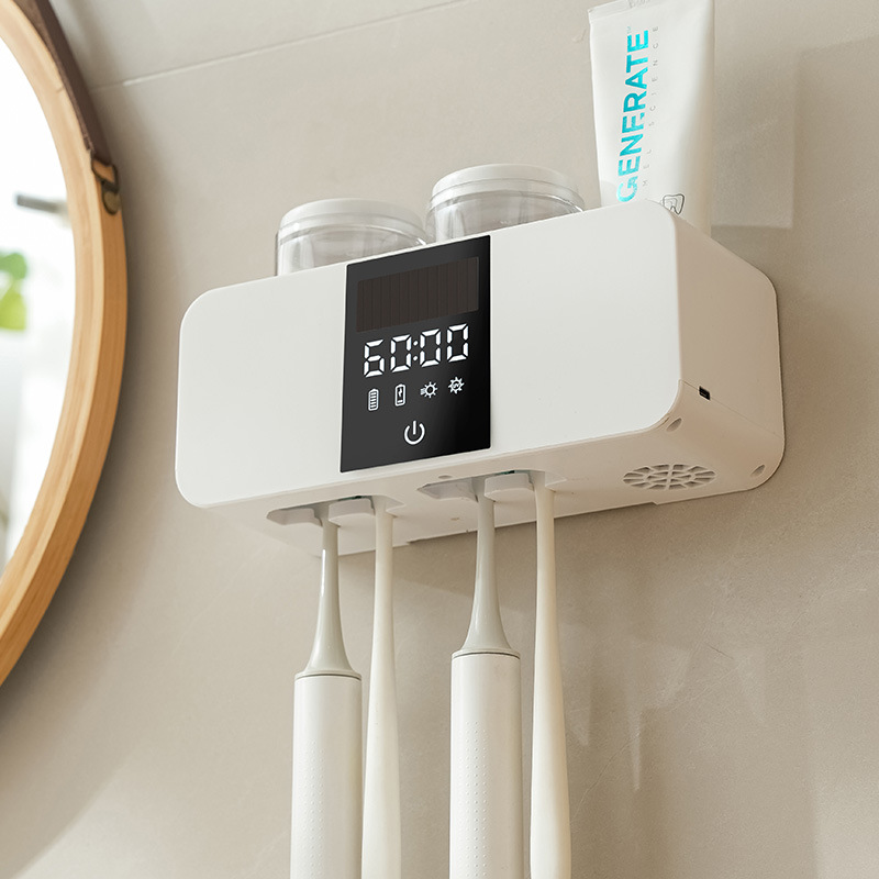 Exclusive supply toothbrush storage rack sterilizer air-drying sterilization toothbrush holder no-drill toothbrush holder suction cup type