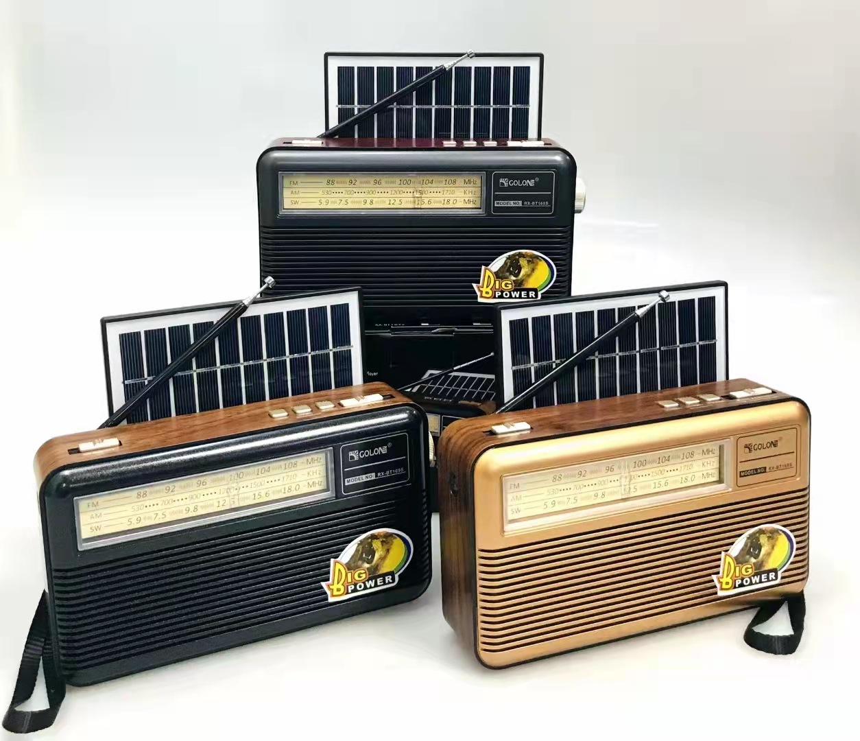 Charging Multifunctional Solar Power Generation Portable Radio Multi-Band Bluetooth Speaker Solar Radio