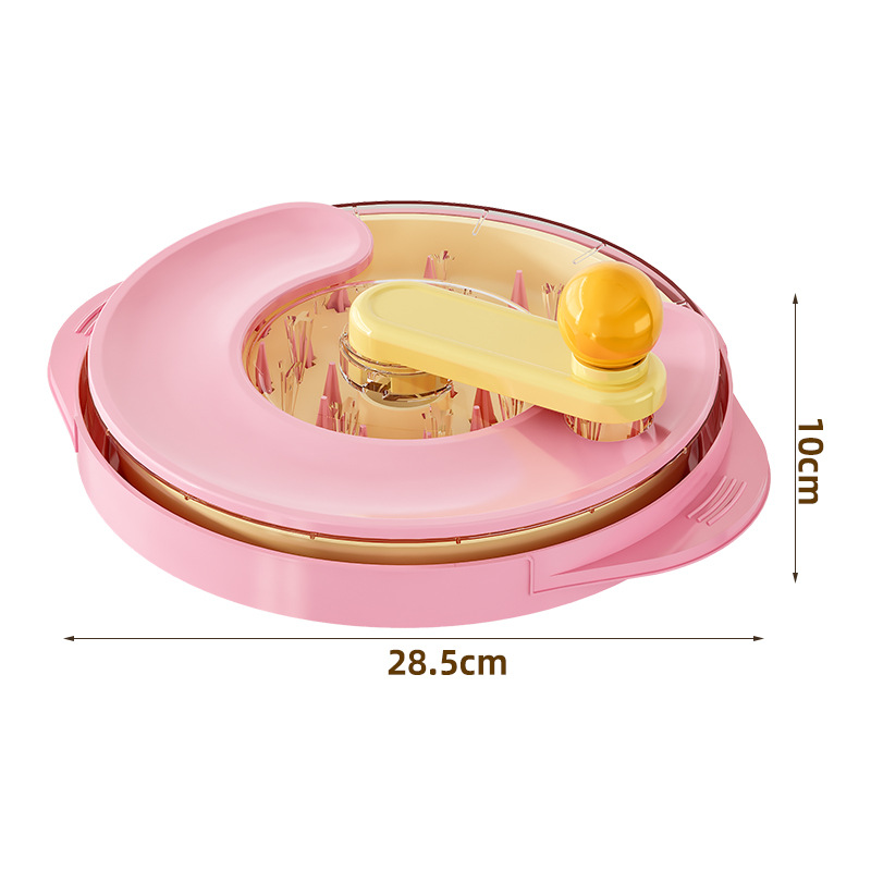 Multifunctional rotating meat shredder hand crank shredder chicken breast shredder kitchen tool household light food
