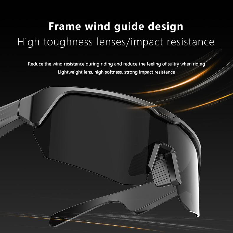 Sports Smart Bluetooth Glasses YJ006 Cycling Music Call Sunglasses UV Protection