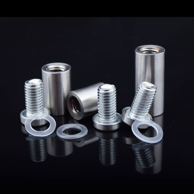 Stainless steel hollow advertising nail glass mirror nail acrylic board decorative advertising nail screw