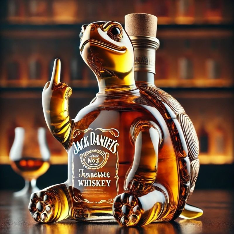 Independent site new animal whiskey decanter AnimalWhiskeyBottle glass bottle
