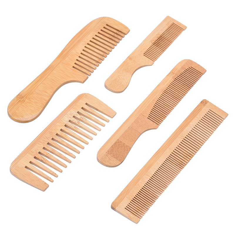 Bamboo hotel comb, disposable comb, portable bamboo comb, household hotel guesthouse female small comb