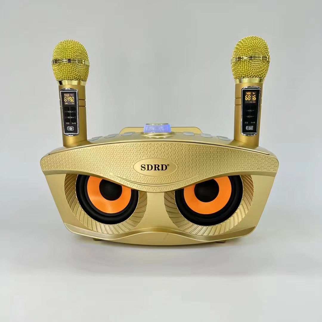 SD306PLUS Home KTV Wireless Microphone with Sound Card Bluetooth Speaker All-in-One Outdoor Karaoke Children