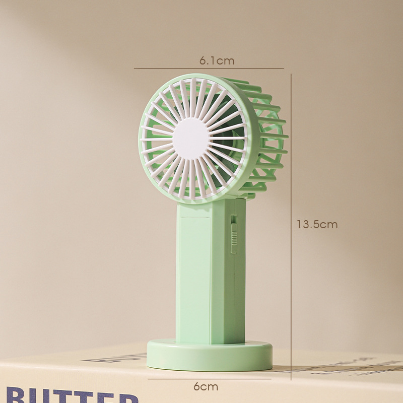New Handheld High-speed Charging Fan USB Digital Display Mini Small Fan Portable Strong Wind Personal Fan