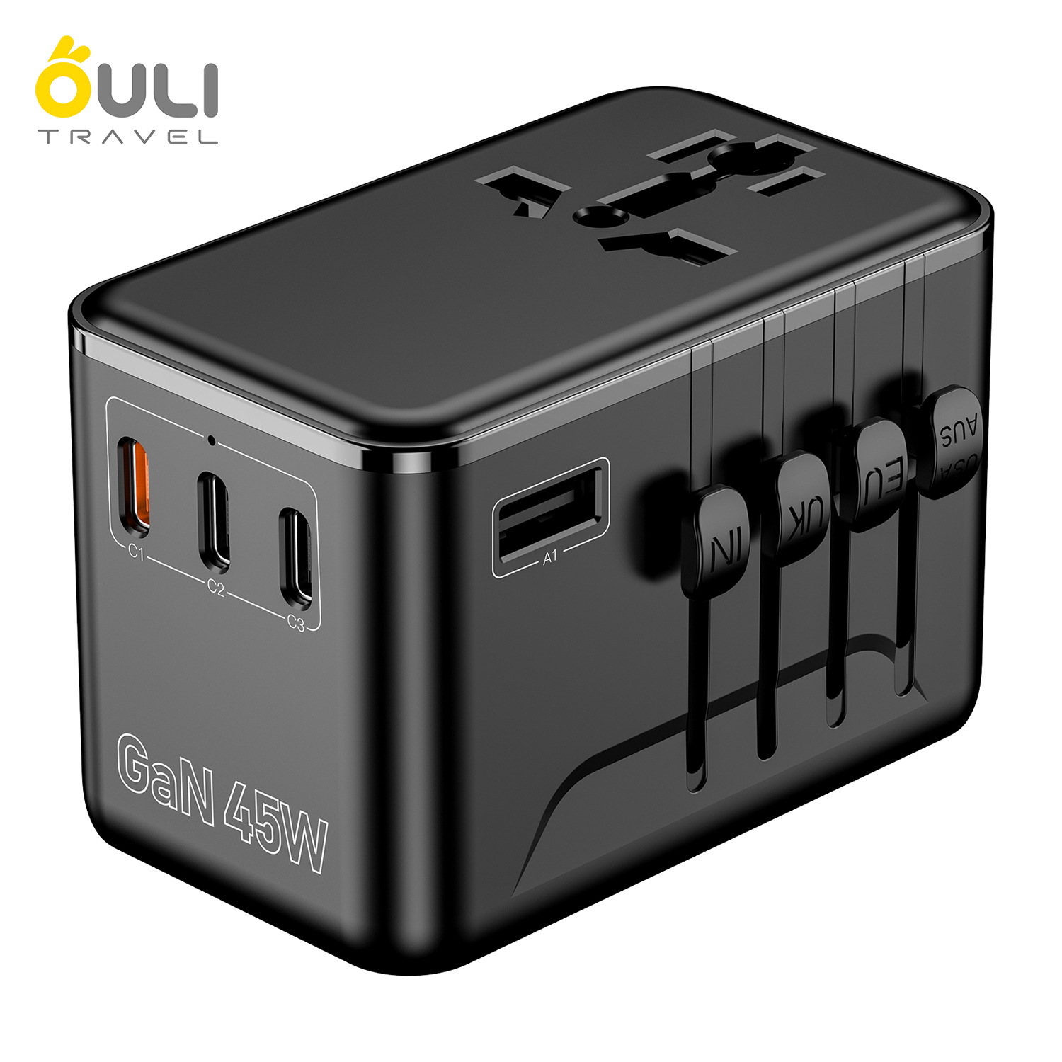 Multi-function Converter Socket GaN35W Multi-country Travel Adapter Plug Global Universal Charging Socket