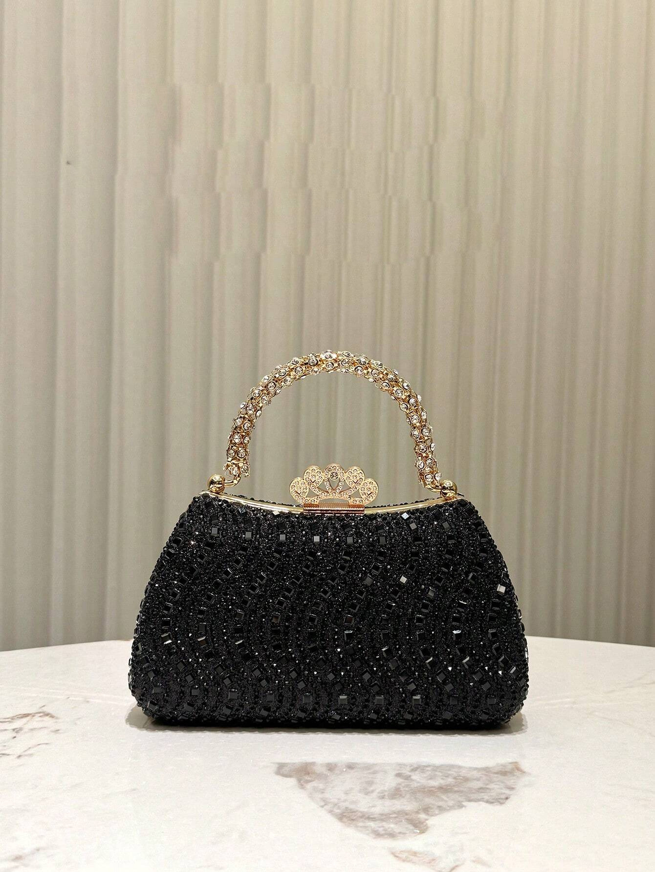 2025 New Diamond Evening Bag Banquet Bag Dress Wedding Banquet Crossbody Bag Evening Bag Celebrity
