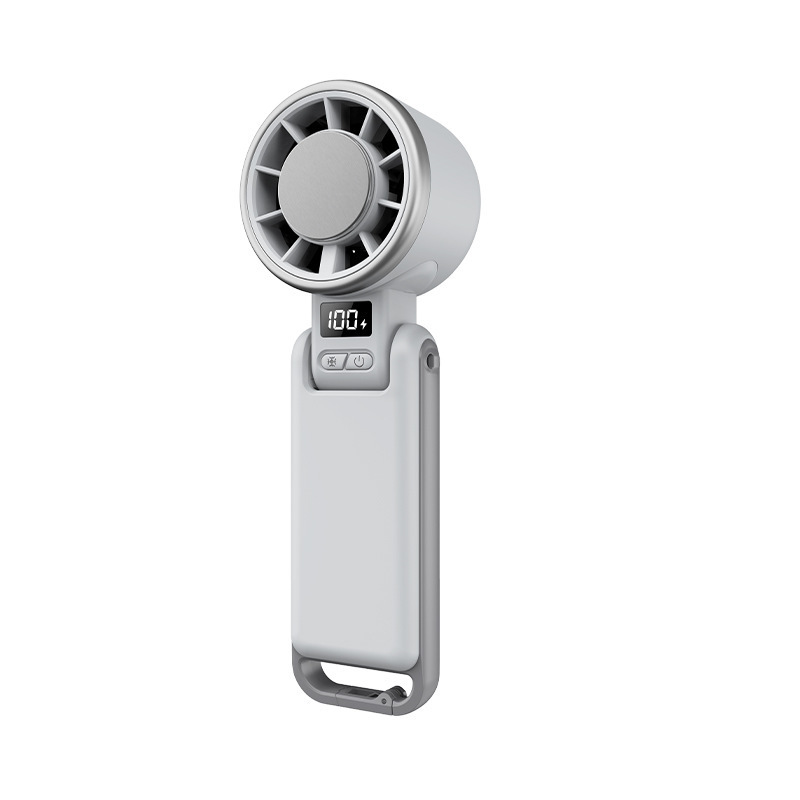 N612 Handheld High Speed Small Fan USB Charging New Ice Compress Foldable Handheld Turbo Electric Fan