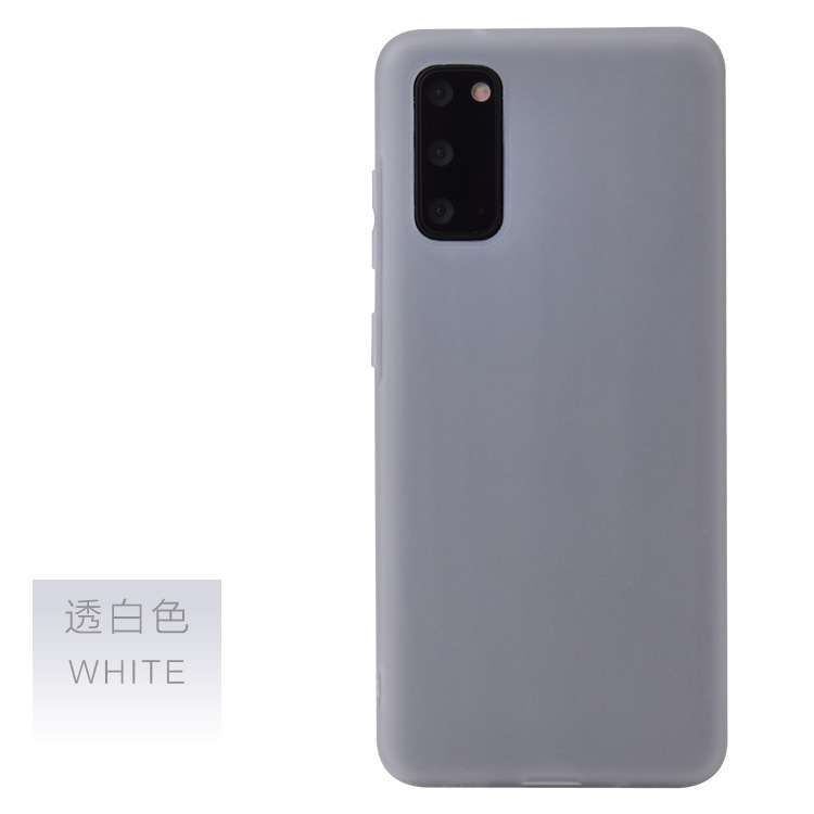 Applicable for Samsung S20plus Phone Case Full Wrap S20ultra Candy Frosted TPU Protective Case Soft Silicone Case