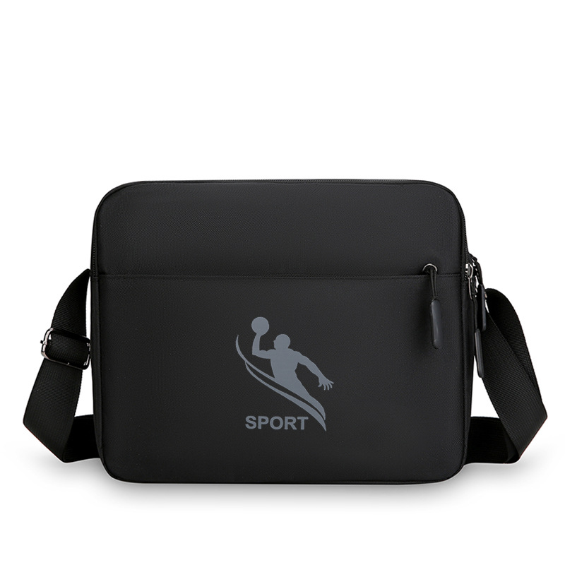 Oxford cloth simple men's single shoulder crossbody bag large capacity waterproof oxford cloth backpack outdoor sports bag