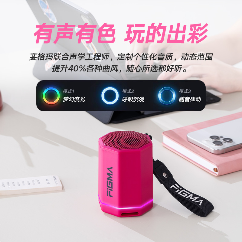 Odeon Bluetooth Small Audio Outdoor 30W High Volume High Quality Wireless Portable Waterproof Subwoofer Speaker