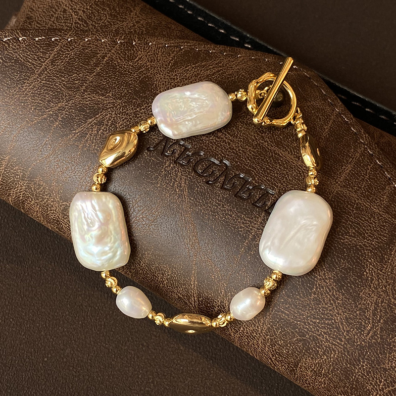 Baroque natural freshwater pearl necklace, exquisite gift accessory, baroque pendant