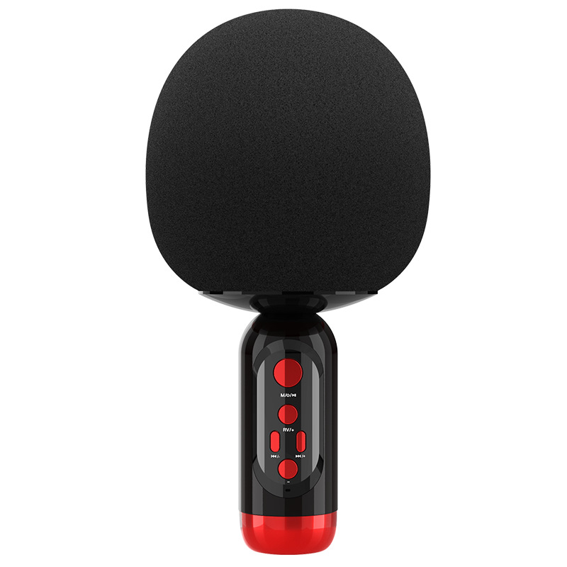 New Mobile Phone National K Song Live Streaming Wireless Bluetooth Microphone Audio All-in-One Condenser Microphone