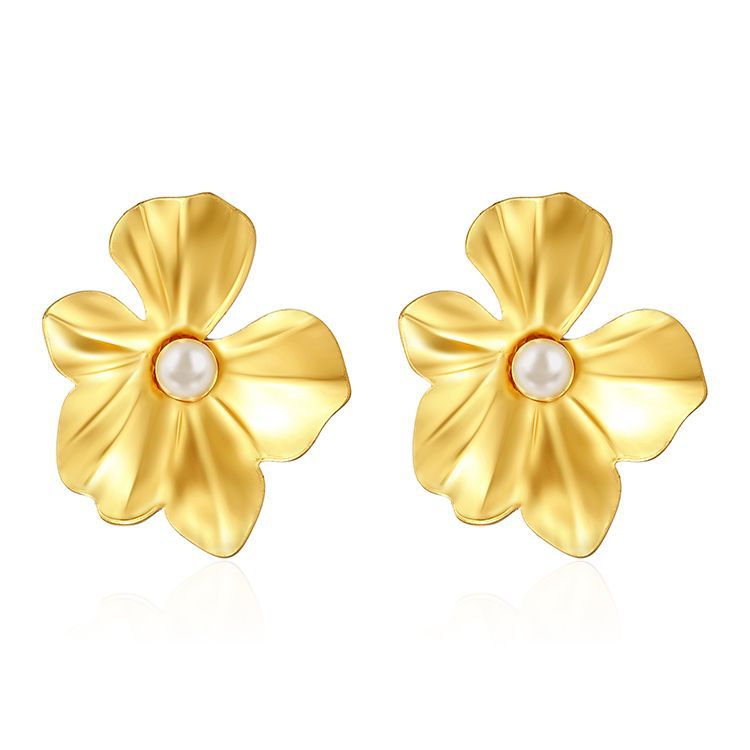 Square striped stainless steel earrings for women, 18K ear accessories, EU certified
