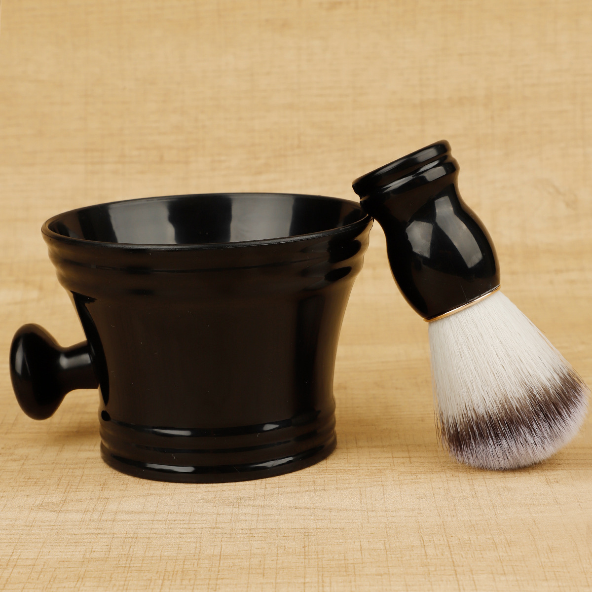 Men's Soft Bristle Face Wash Brush Old Manual Shaving Brush Shaving Soap Cream Foaming Brush Barber Shop Beard Brush