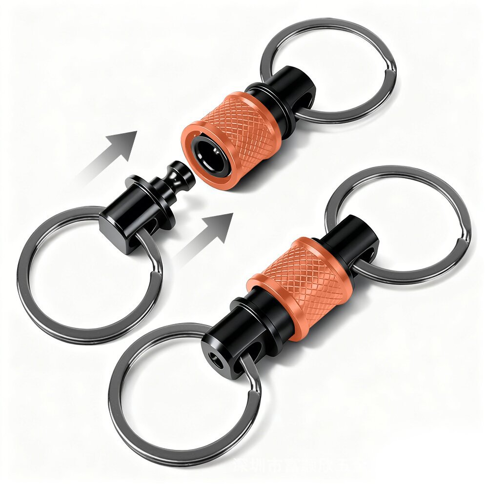 Portable Multi-purpose Universal Buckle 360-degree Rotating Aluminum Alloy Pendant Detachable Key Hook