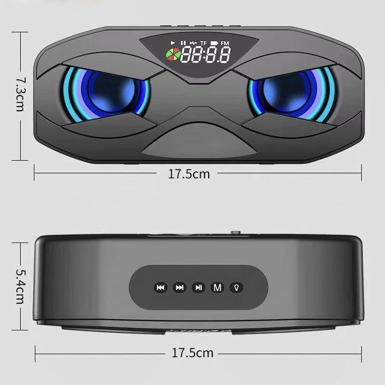 Wanrenmi M4 M5 Wireless Bluetooth Speaker Subwoofer Outdoor Portable Desktop Speaker Radio Audio