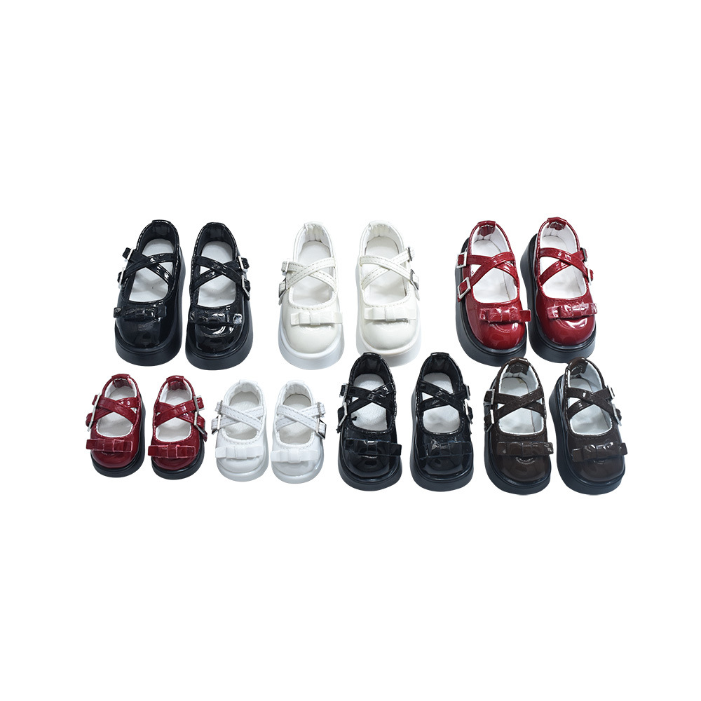 BJD Shoes 6-Point Regular Body Dalili Chubby Body 4-Point Doll Shoes 3-Point Female Doll Thick Sole High Heels