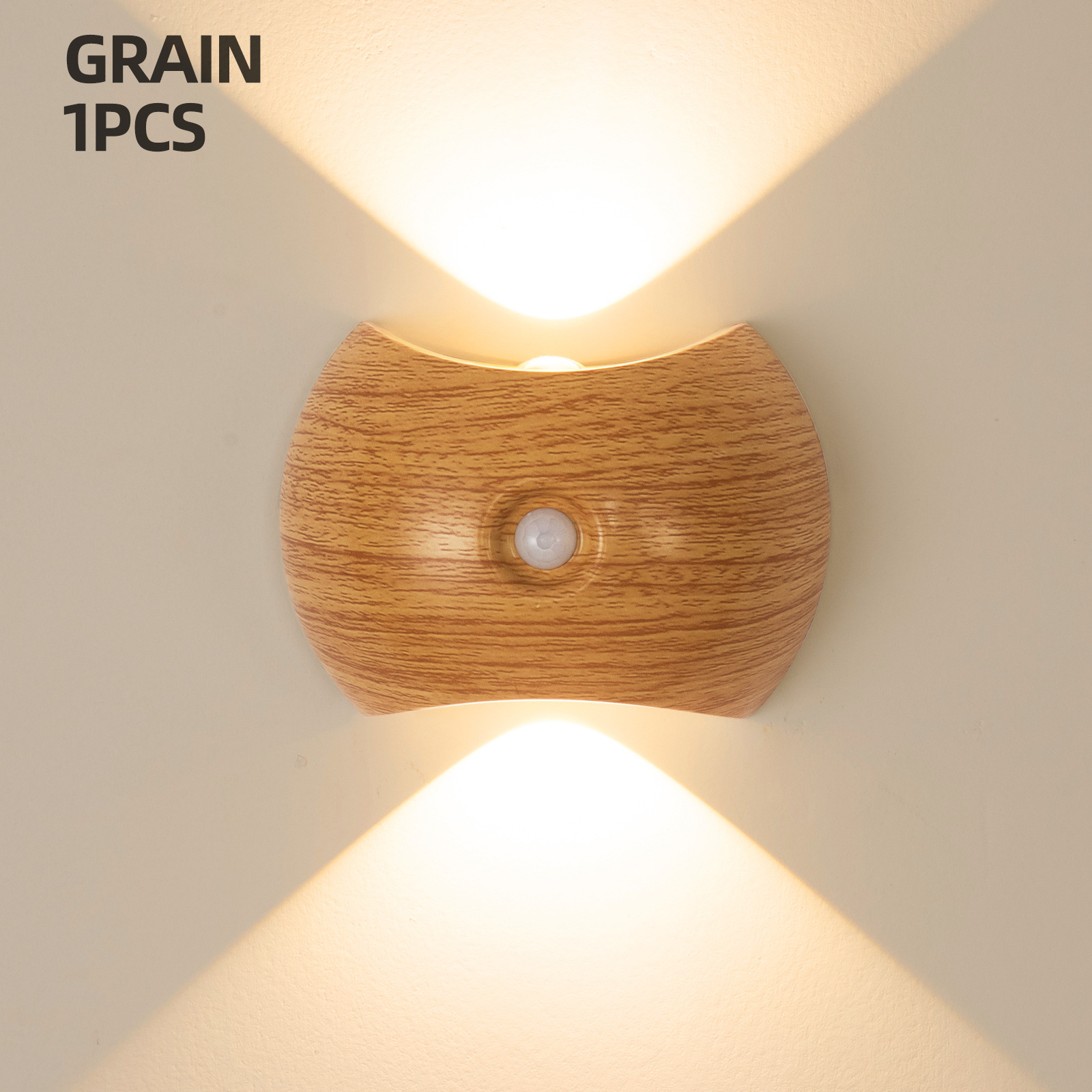 LED Magnetic No Wiring No Drilling Wall Light Charging Bedroom Bedside Human Body Induction Atmosphere Light