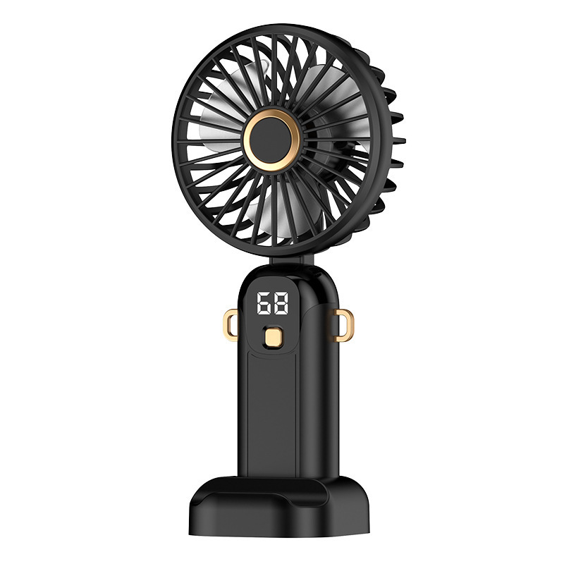 New Handheld Fan Small Foldable USB Strong Wind Mini Dormitory Neck Hanging